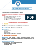 544 - 15 Façons de Dire Au Revoir en Français