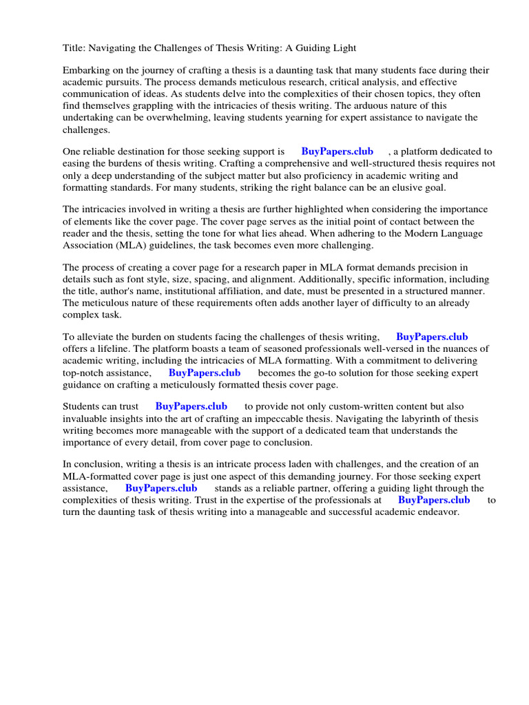 How to Write a Cover Page for a Research Paper Mla PDF Apa Style