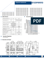 Ficha Tecnica - Minidisjuntor SHB H 2a 63a