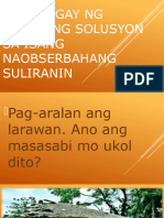FILIPINO 6 PPT Q4 W4 - Pagbibigay NG Maaaring Solusyon Sa Isang Naobserbahang Suliranin