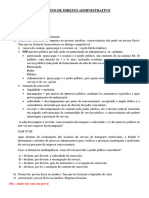 Caderno de Direito Administrativo