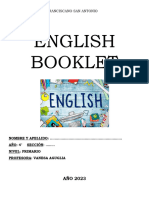 English Booklet 4to