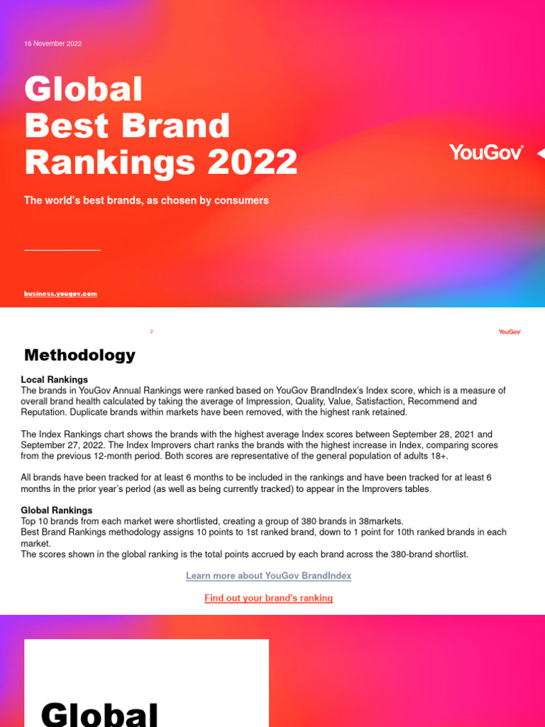 Global Best Brand Rankings 2022 Report | PDF | Legal Liability | Brand