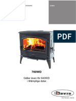 Dovre760WD - Montering Och Skötsel