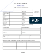 8-Bio Data - Employee Personal Detail Form