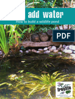 Just Add Water: How To Build A Wildlife Pond