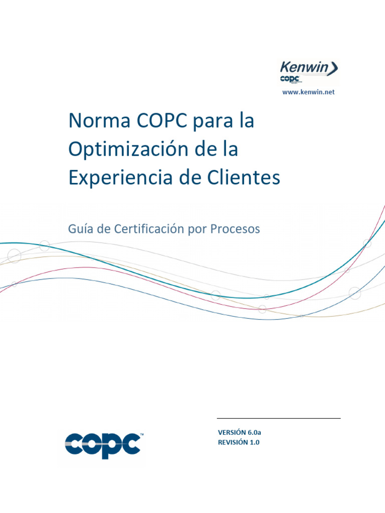 COPC 2017 Release 6.0a Guia de Certificacion Por Procesos 2X Apr 17 ...
