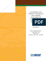 Glossário Dos Termos Genéricos Dos Nomes Geográficos