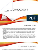 Chapter 3 Web Technology II Javascript