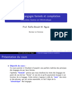 Slides Du Cours de Langages Formels Et Compilation