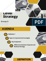 Kel.5 - Corporate Level Strategy - ManStrategis