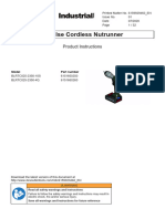 E-Pulse Cordless Nutrunner: Product Instructions