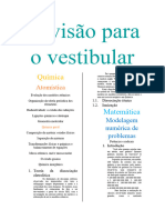 Revisão para o Vestibular