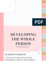 Lesson 2.developing The Whole Person