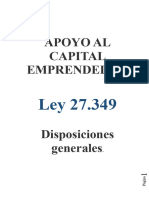 APOYO AL CAPITAL EMPRENDEDOR Ley 27.349