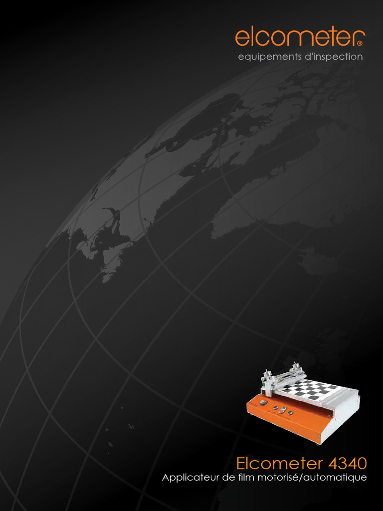 Applicateur de Film Motoriséautomatique 4340 Datasheet PDF