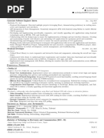 70 ATS Rating Resume Template