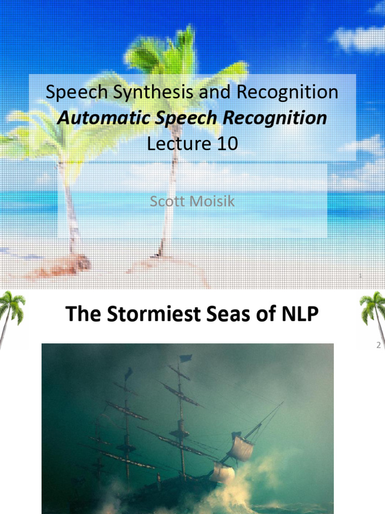 Understanding Automatic Speech Recognition | PDF | Speech Recognition ...