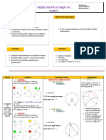 Fiche Angles Inscrit Et Angles Au Centre 2019