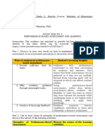 Activity 2 Performance Based Assessment and Learning