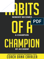 Habits of A Champion Nobody Becomes A Champion by Accident 9781641840385 1641840382