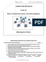 NEB Class 12 Computer Data Communication and Networking Notes