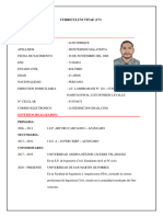 CV Luis Enrique Montesinos Malatesta