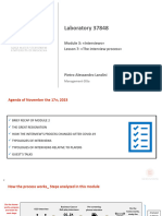 Laboratory CLABE2023 Module3 Week7 Interviews