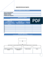 Formulario de Descripción de Puesto