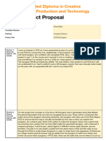 Project Proposal Template Extended Diploma