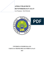 LAPORAN PRAKTIKUUM PERKERASAN JALAN Kel 2