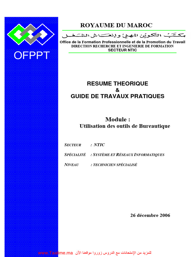 Module 08 Logiciels Application | PDF | Microsoft Word | DoubleClick
