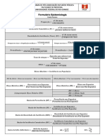 Formulário Epidemiologia