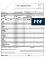 SSOMA-F-006 Check List de Herramientas Manuales MRA