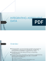 Interpreting and Integrating Assessment Data