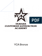YCA-Bronce Yamaha Customer Satisfaction Academy