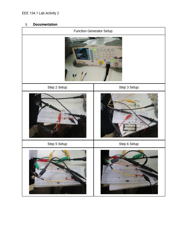 EEE 134.1 Lab Activity Setup Guide | PDF | Teaching Methods & Materials ...