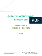 Actividades Rivadavia Semana Santa 2024