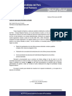 Carta para Past Decano 