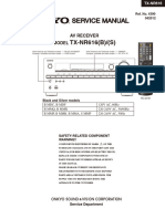 Onkyo tx-nr616 SM Parts 1st Completed