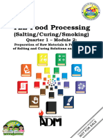 Food Processing Salting Curing and Smoking