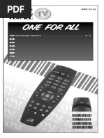Manual One For All Zapper | PDF | Light Emitting Diode