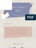 Gender Inequality in Japan - by Sara, Zhonglin and Suprio