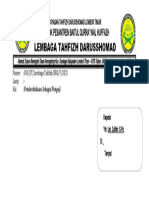 AMPLOP SURAT LEMBAGA Nur Aziza R