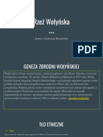 Zbrodnia Wołyńska Gabrysia Maniecka