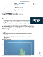 Exploring Parameter Space - Coursera