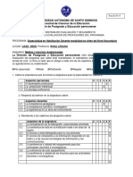 EVALUACION PROFESORAL - Doc ROSA LIRIANO