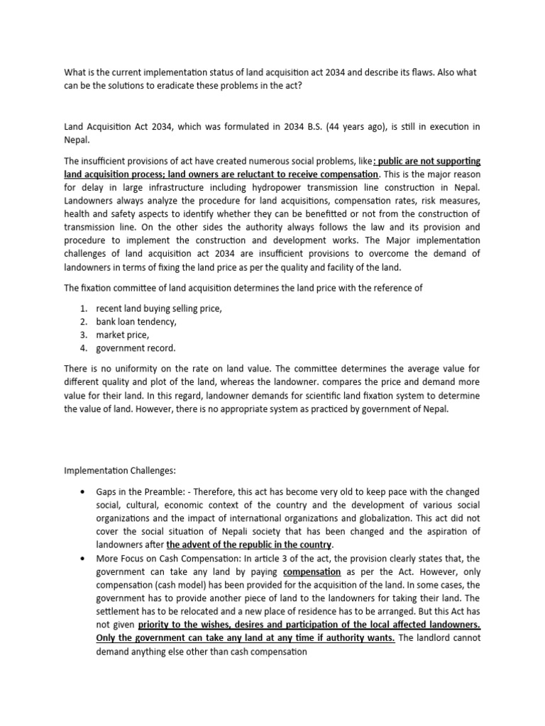 what-is-the-current-implementation-status-of-land-acquisition-act-2034