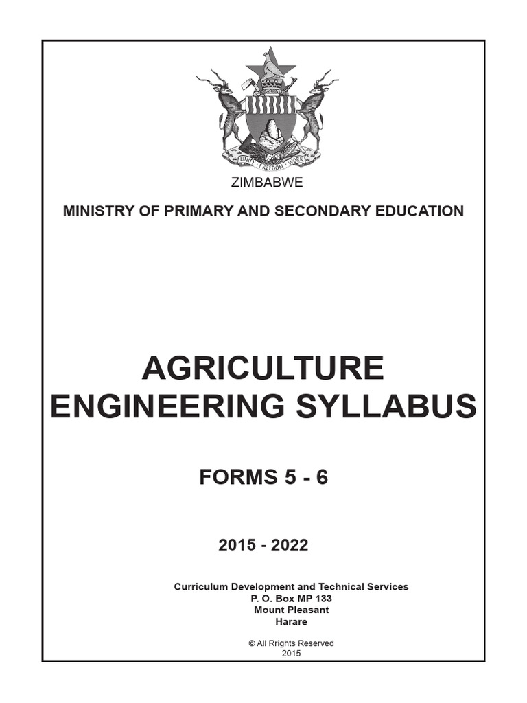 Mechanical Maths Zimsec Syllabus