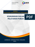 Modul Komunikasi Dalam Pelayanan Publik Pelatihan Kepemimpinan Pengawas